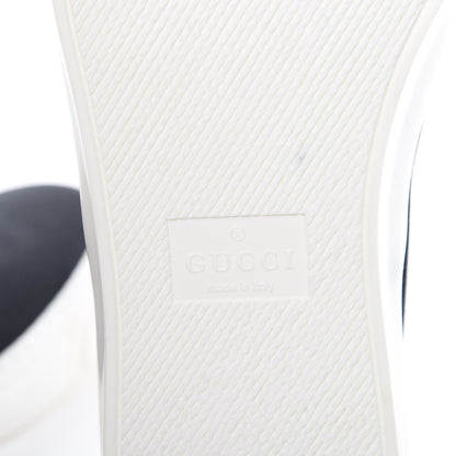 Gucci Canvas Anchor Patch Mens Slip On Sneakers 8 Navy 6 of 11