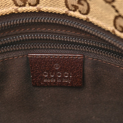 Gucci Monogram Web Small Flat Messenger Bag Brown 6 of 9