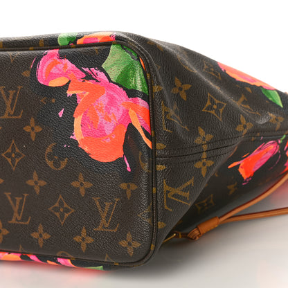 Louis Vuitton Monogram Roses Neverfull MM 8 of 8