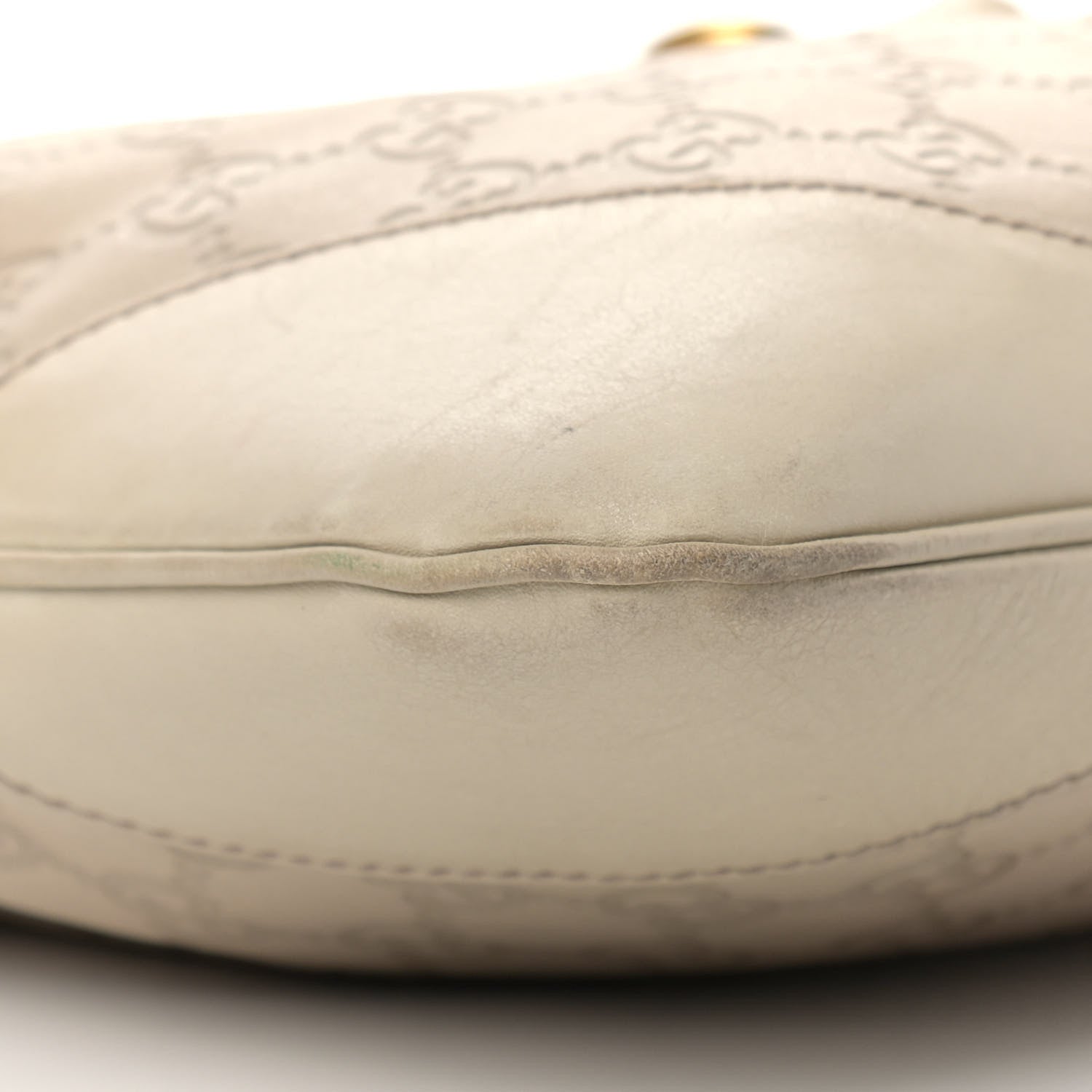 Gucci Guccissima Medium Jackie O Bouvier Hobo Off White 8 of 20