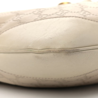 Gucci Guccissima Medium Jackie O Bouvier Hobo Off White 8 of 20