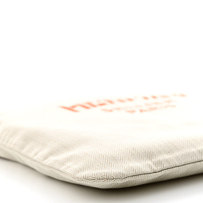Hermes Canvas Swift Aline Grooming Bag Orange 8 of 9