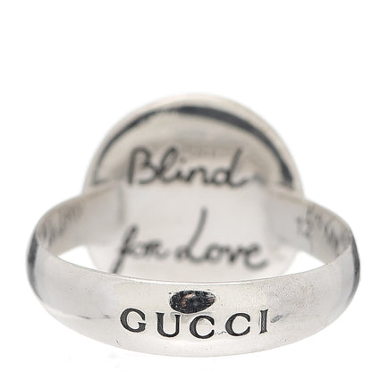 Gucci Sterling Silver Blind for Love Mystic Cat Ring 52 6 3 of 6