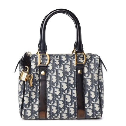 Christian Dior Monogram Boston Navy Blue 1 of 11