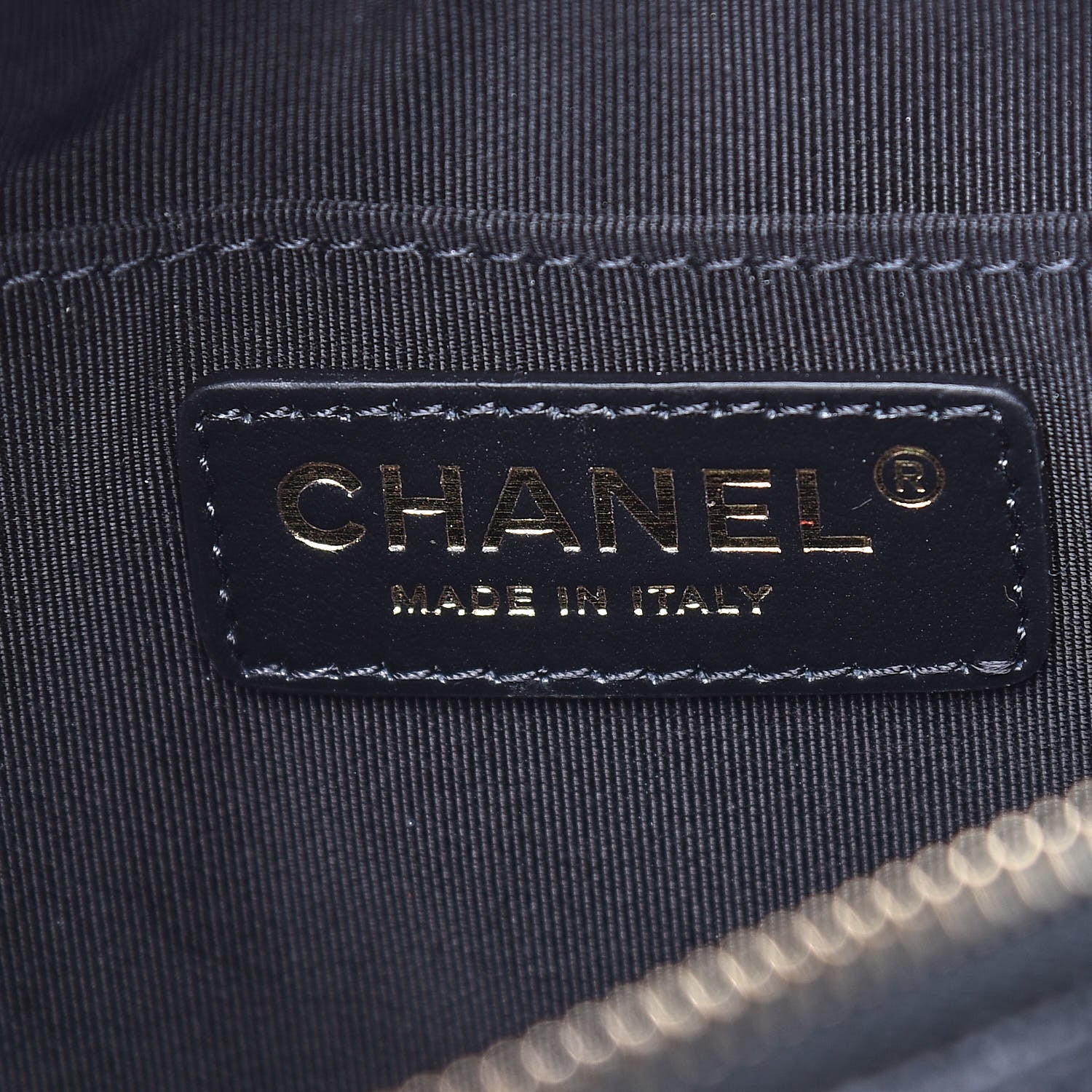 Chanel Caviar Quilted Waist Bag Black Gold 6 of 10