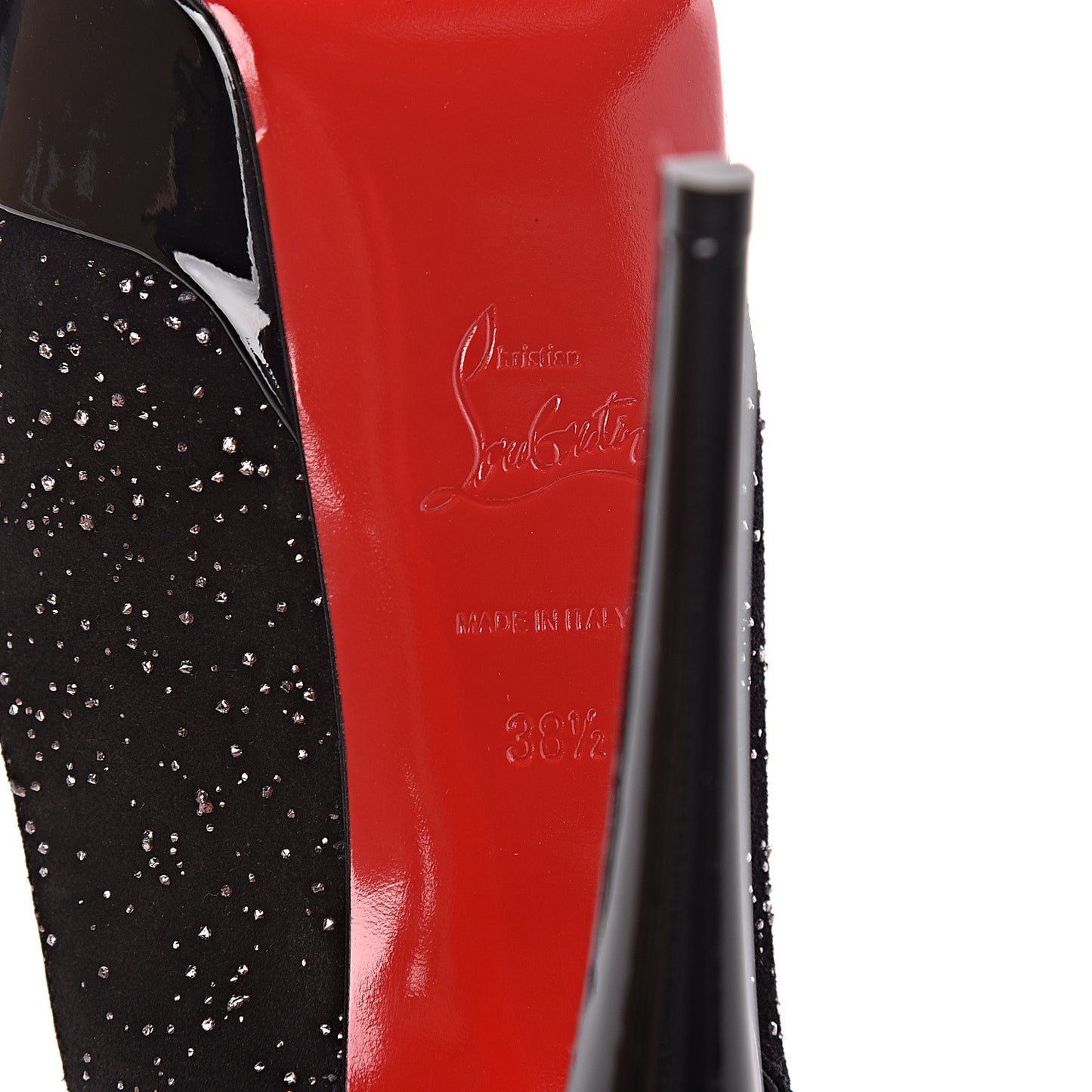 Crosta Meteor Lady Peep Sling 150 Pumps 38.5 Black