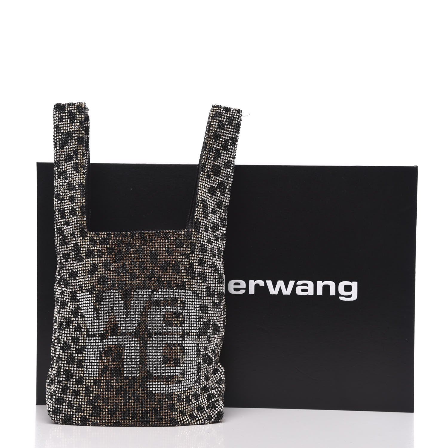 Alexander Wang Crystal Leopard Mini Wanglock Shopper Silver 10 of 10