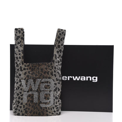 Alexander Wang Crystal Leopard Mini Wanglock Shopper Silver 10 of 10