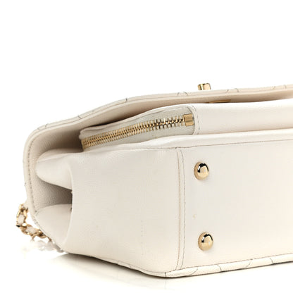 Chanel Caviar Quilted Small Business Affinity Flap Beige 9 of 15