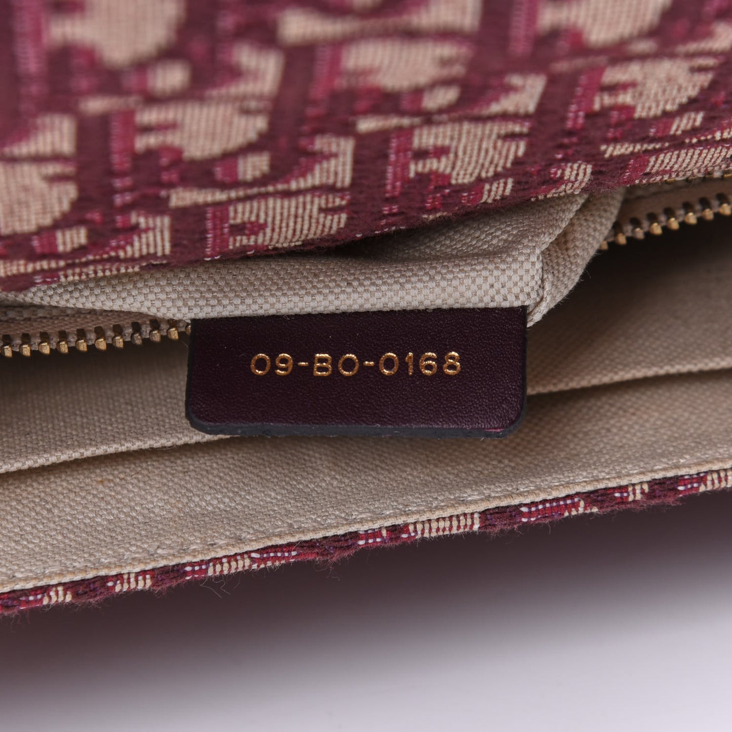 Oblique DiorAddict Flap Bag Burgundy