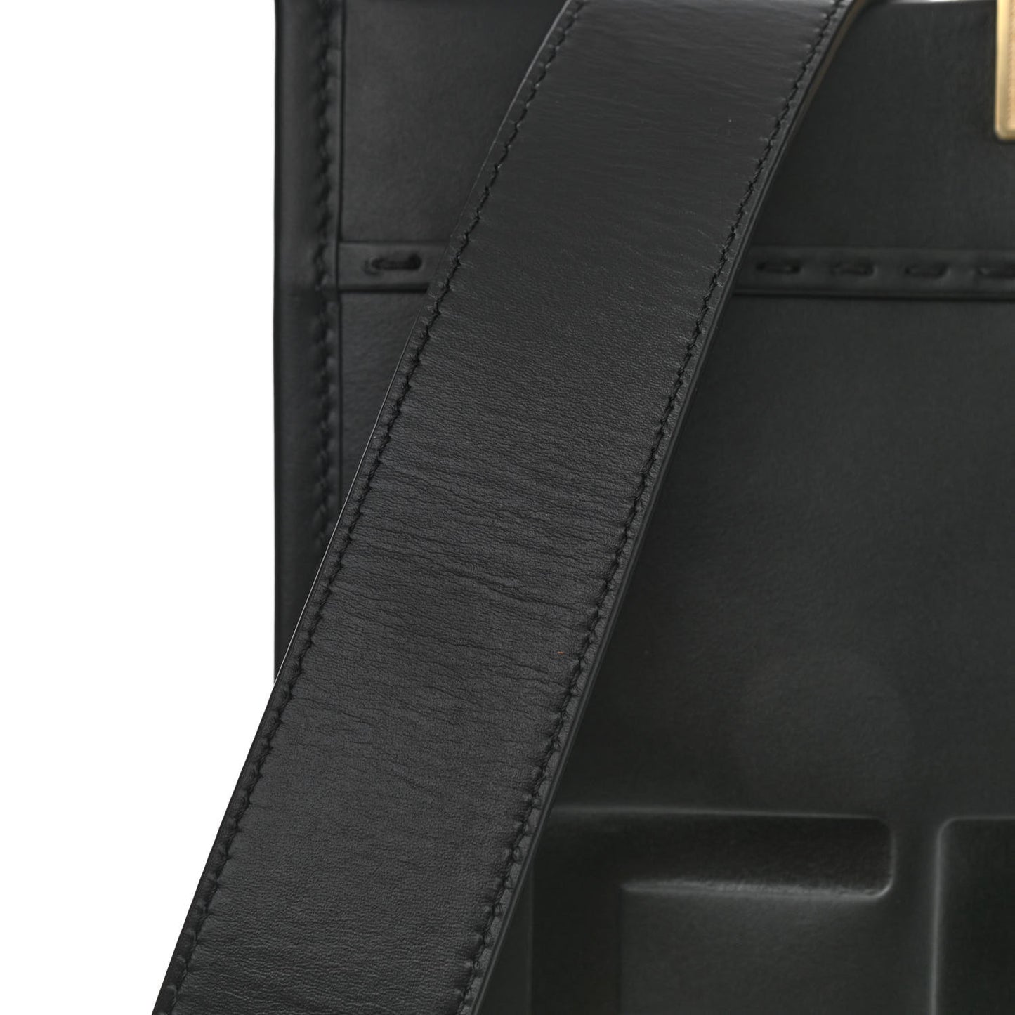 Vitello King Plexiglass Medium Fendi Sunshine Shopper Tote Black