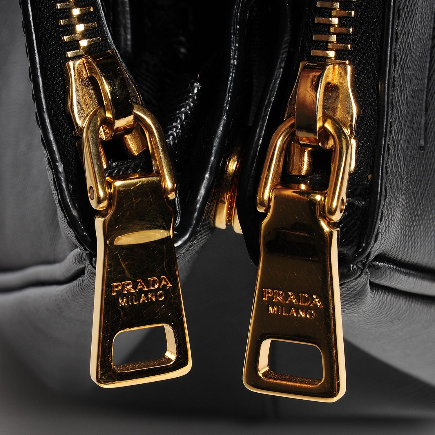 Prada Saffiano Lux Medium Double Zip Tote Nero Black 8 of 12