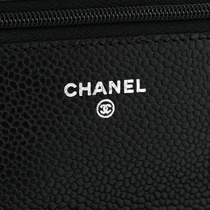 Chanel Caviar Quilted Wallet on Chain WOC Black 6 of 11