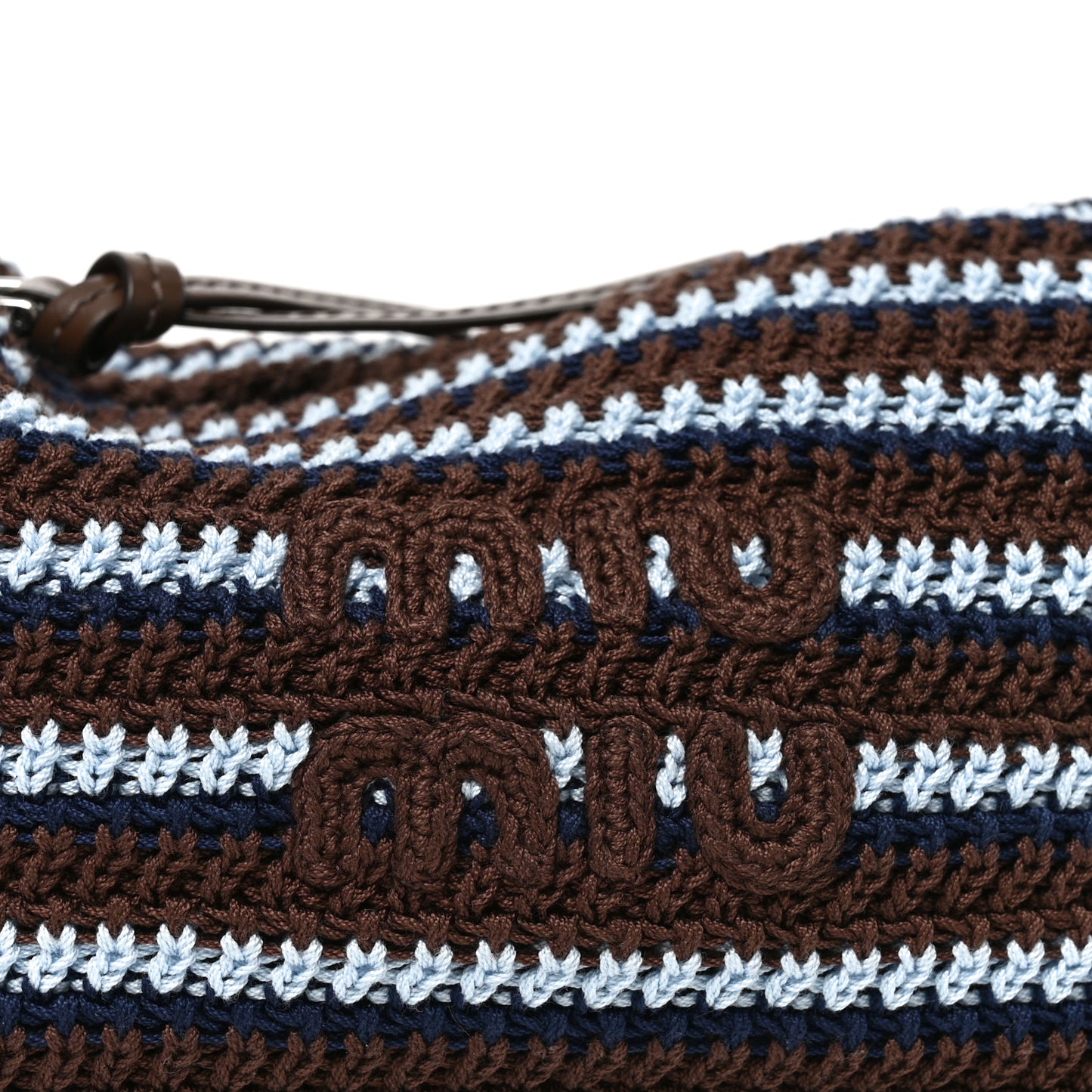 Fabric Crochet Mini Spirit Bag Cacao Celeste