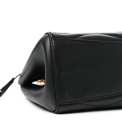 Louis Vuitton Calfskin New Wave Chain Tote Black 6 of 8