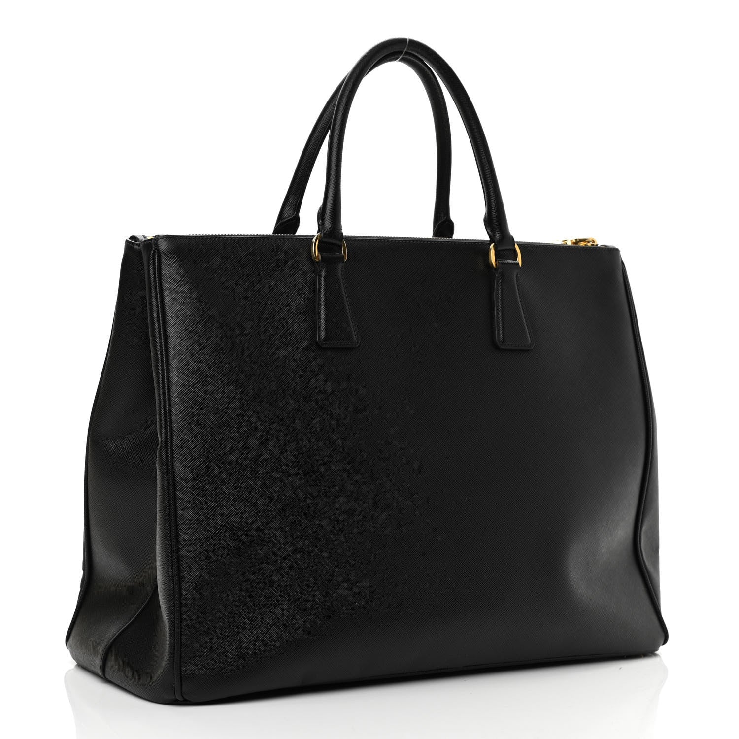 Prada Saffiano Large Galleria Double Zip Tote Black 3 of 14