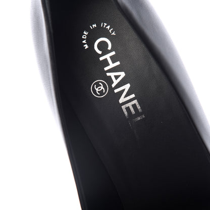 Chanel Lambskin CC Pumps 42 Black 8 of 11