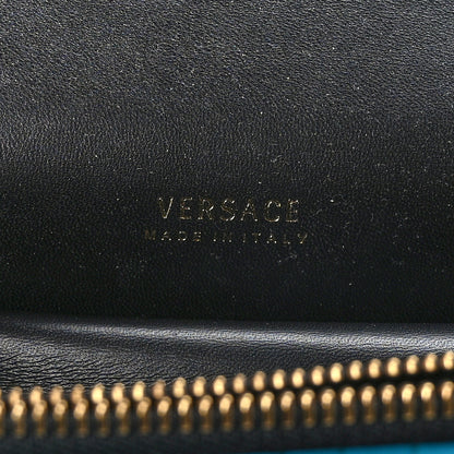 Versace Tweed Calfskin Virtus Chain Shoulder Bag Multicolor 6 of 8