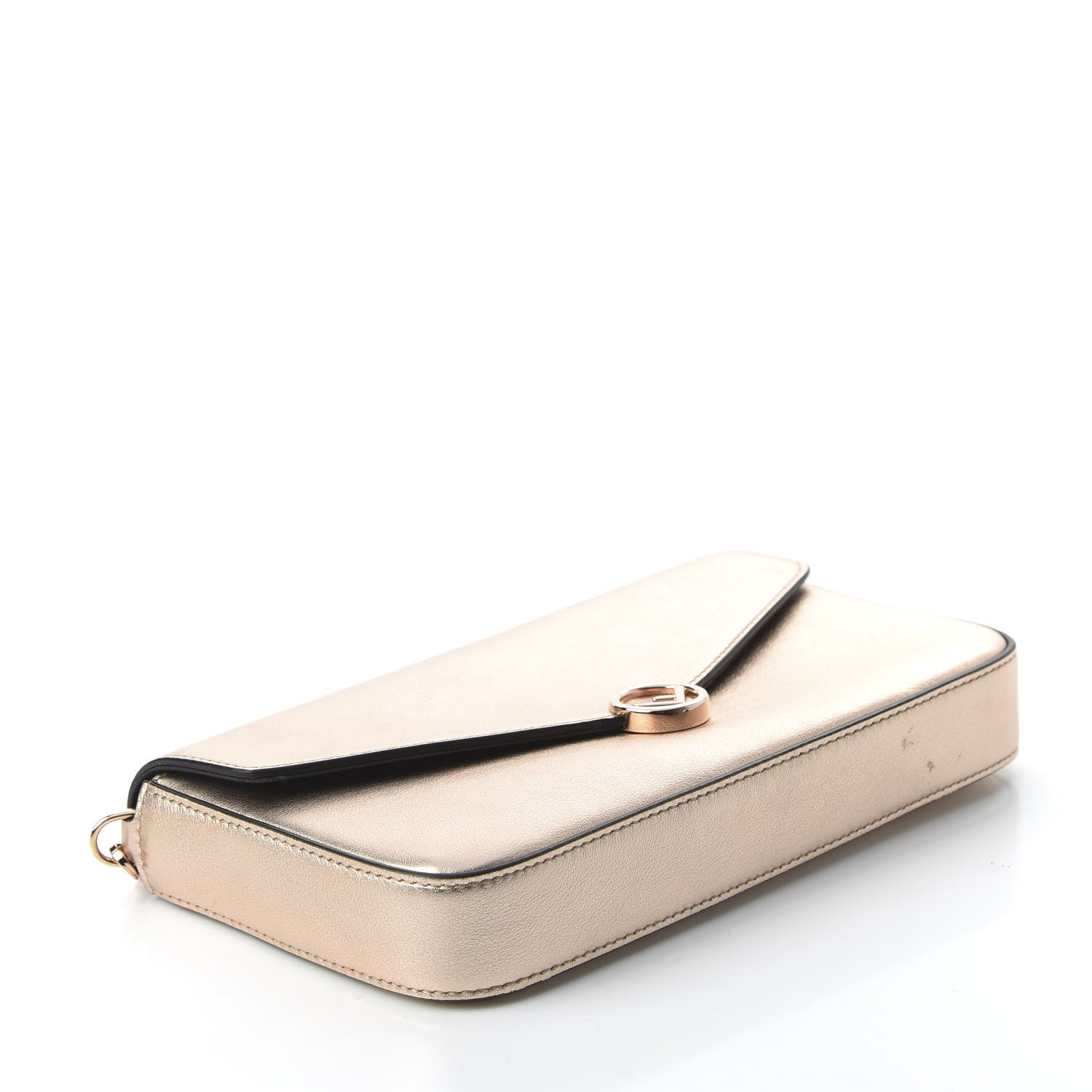 Fendi Vitello Laminato F is Fendi Envelope Wallet on Chain Rame 5 of 11