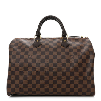 Louis Vuitton Damier Ebene Speedy 35 1 of 9