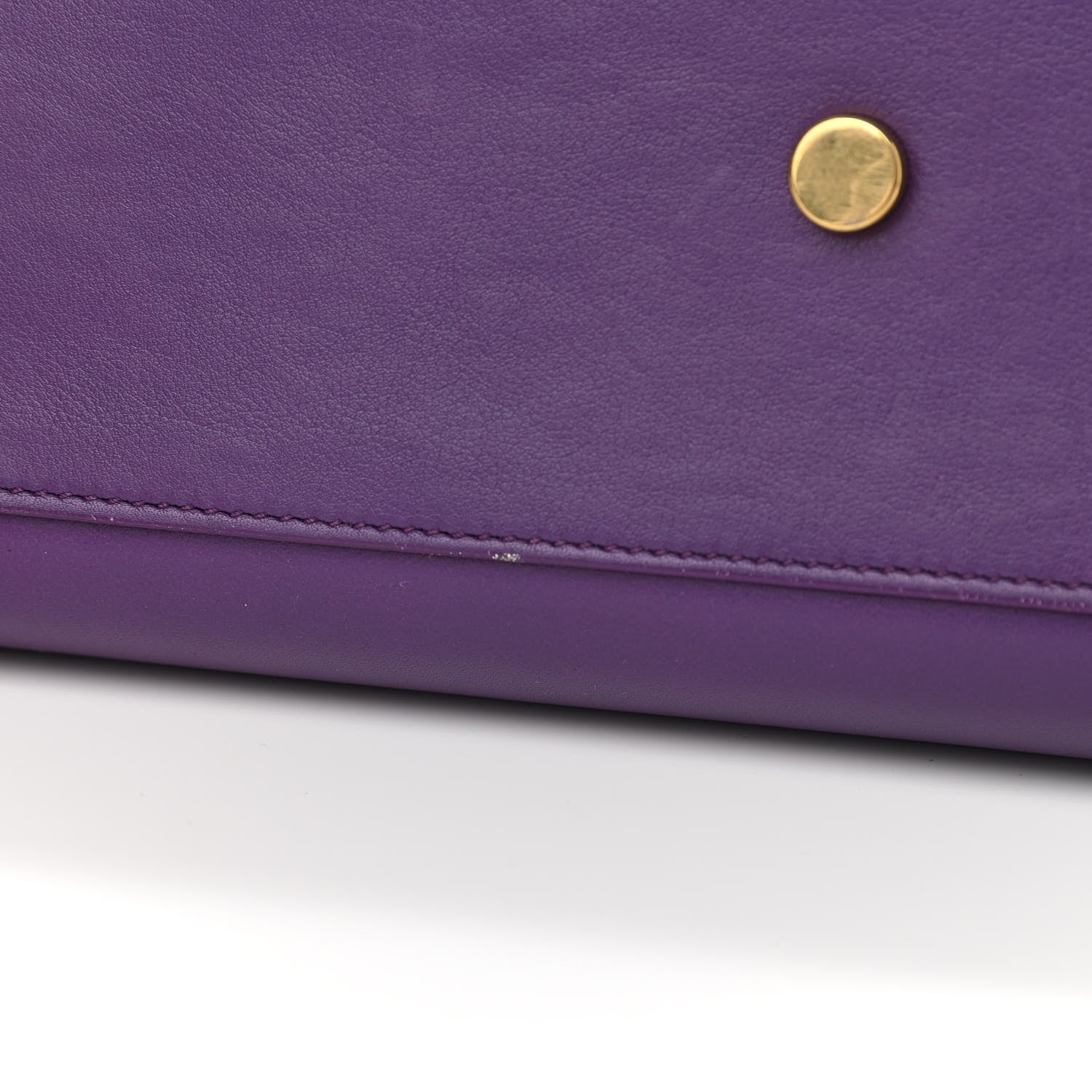 Saint Laurent Calfskin Baby Sac de Jour Purple 13 of 15