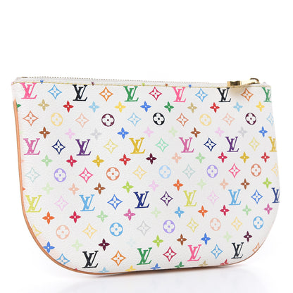 Louis Vuitton Monogram Multicolor Pochette Plate GM White 3 of 13