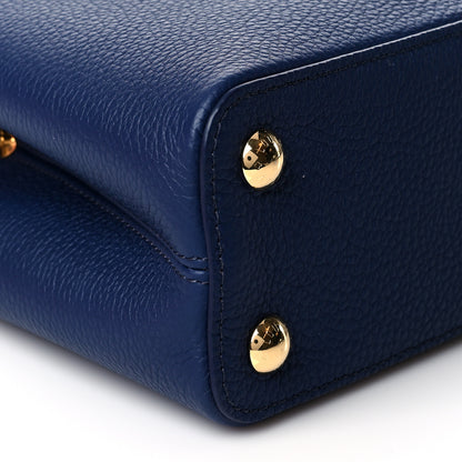 Louis Vuitton Taurillon Python Capucines BB Blue Naturel 8 of 9