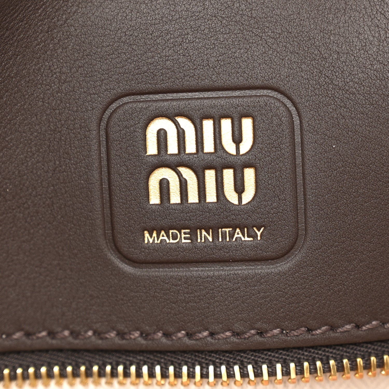 Miu Miu Camoscio Large Aventure Bag Moro 6 of 9