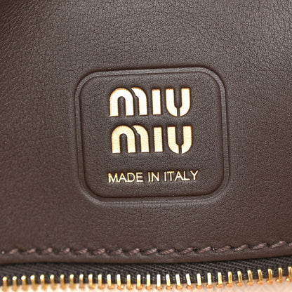 Miu Miu Camoscio Large Aventure Bag Moro 6 of 9