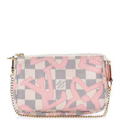 Louis Vuitton Damier Azur Tahitienne Mini Pochette Accessories 1 of 9