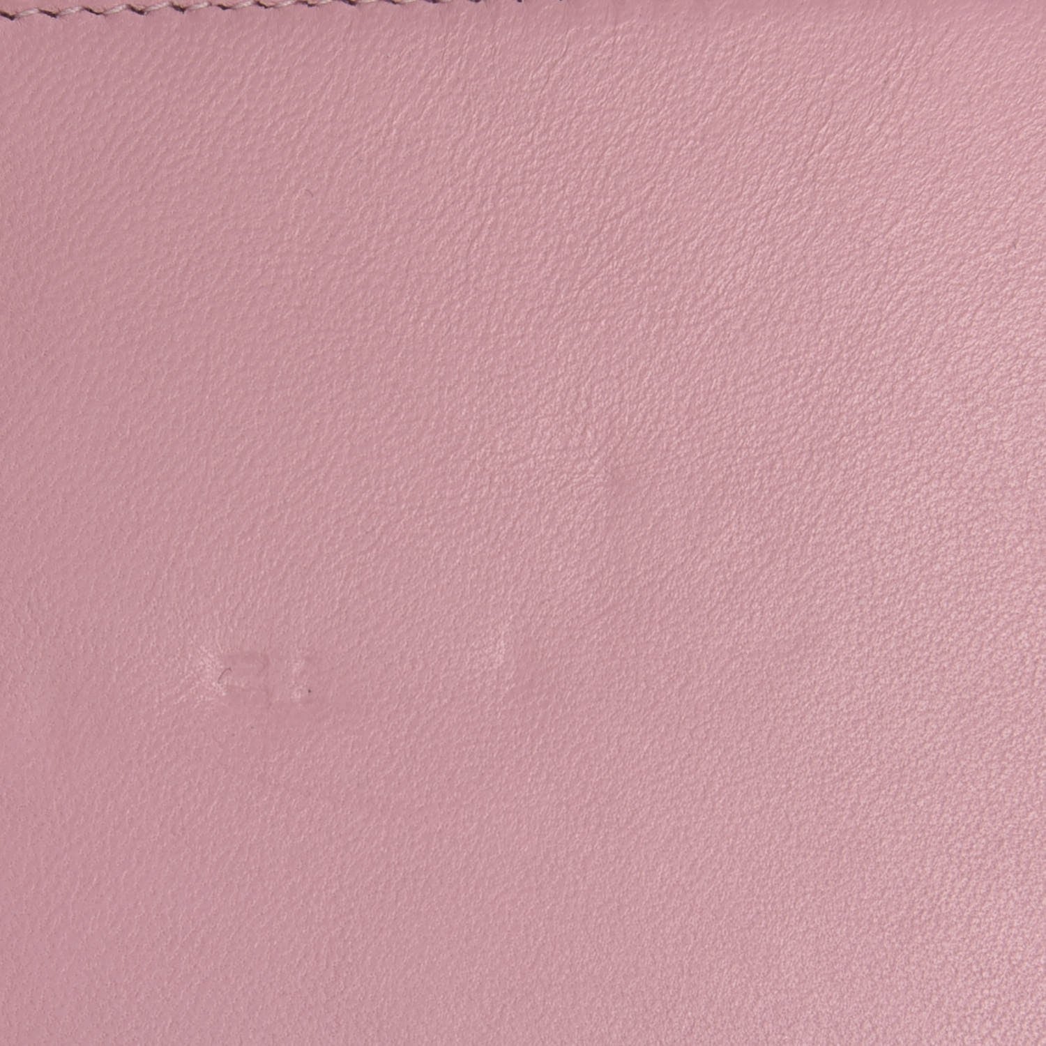 Chanel Calfskin Crystal Studded Boy Wallet On Chain WOC Pink 11 of 13