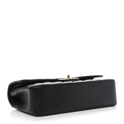 Chanel Caviar Quilted Medium Double Flap Black 4 of 10