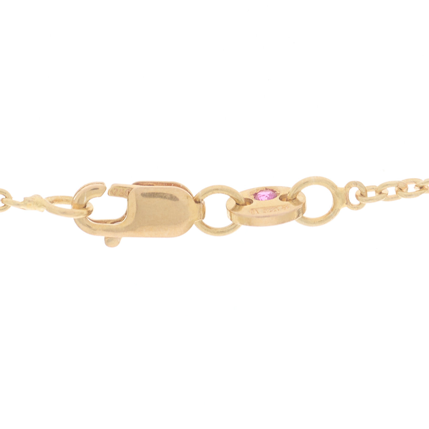18K Yellow Gold Diamond .75ct Diamonds By The Inch Ten Station Necklace