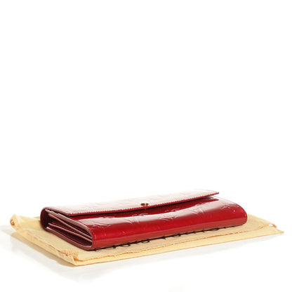 Louis Vuitton Vernis Sarah Wallet Pomme D'Amour 4 of 7