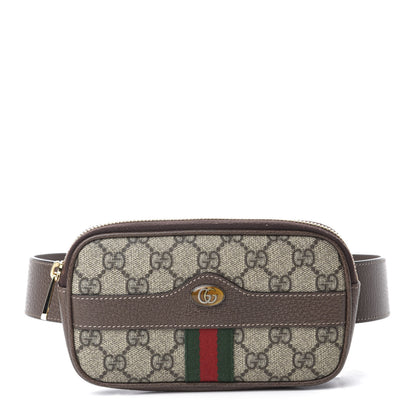 Gucci GG Supreme Monogram Ophidia Belted iPhone Case 75 30 Dark Brown 1 of 12