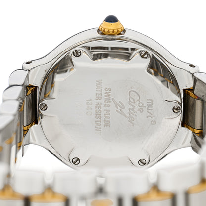 Cartier Stainless Steel 18K Yellow Gold 28mm Must de 21 Quartz Watch 4 of 4