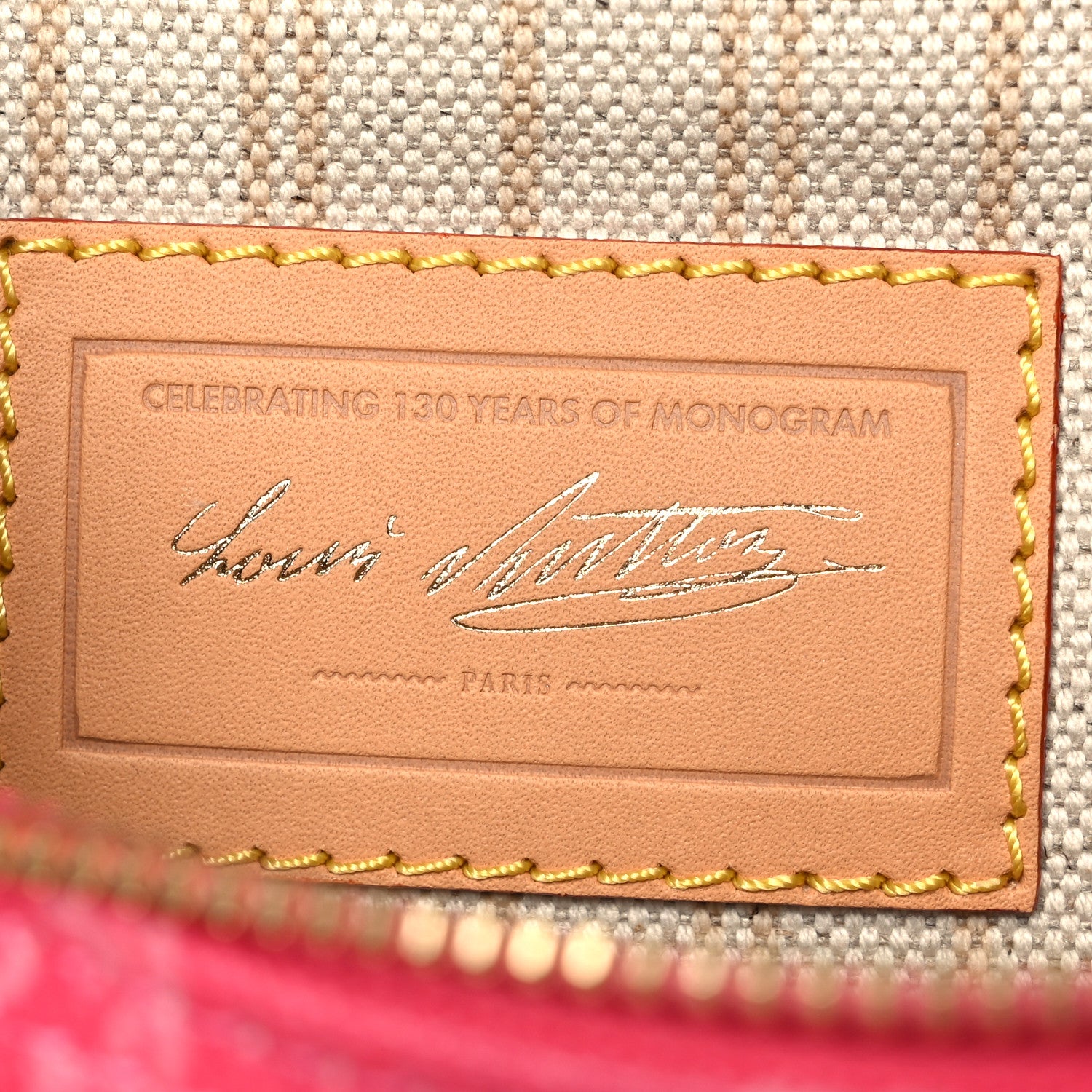 Louis Vuitton Monogram Origine Speedy Bandouliere 25 Rose Ruban 11 of 19