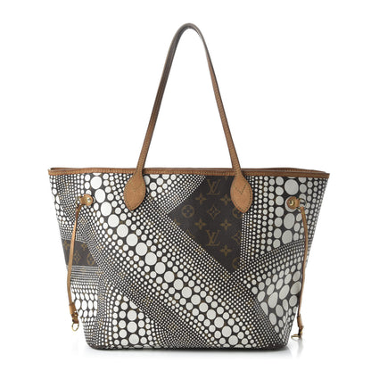 Louis Vuitton Monogram Kusama Waves Neverfull MM White 1 of 21