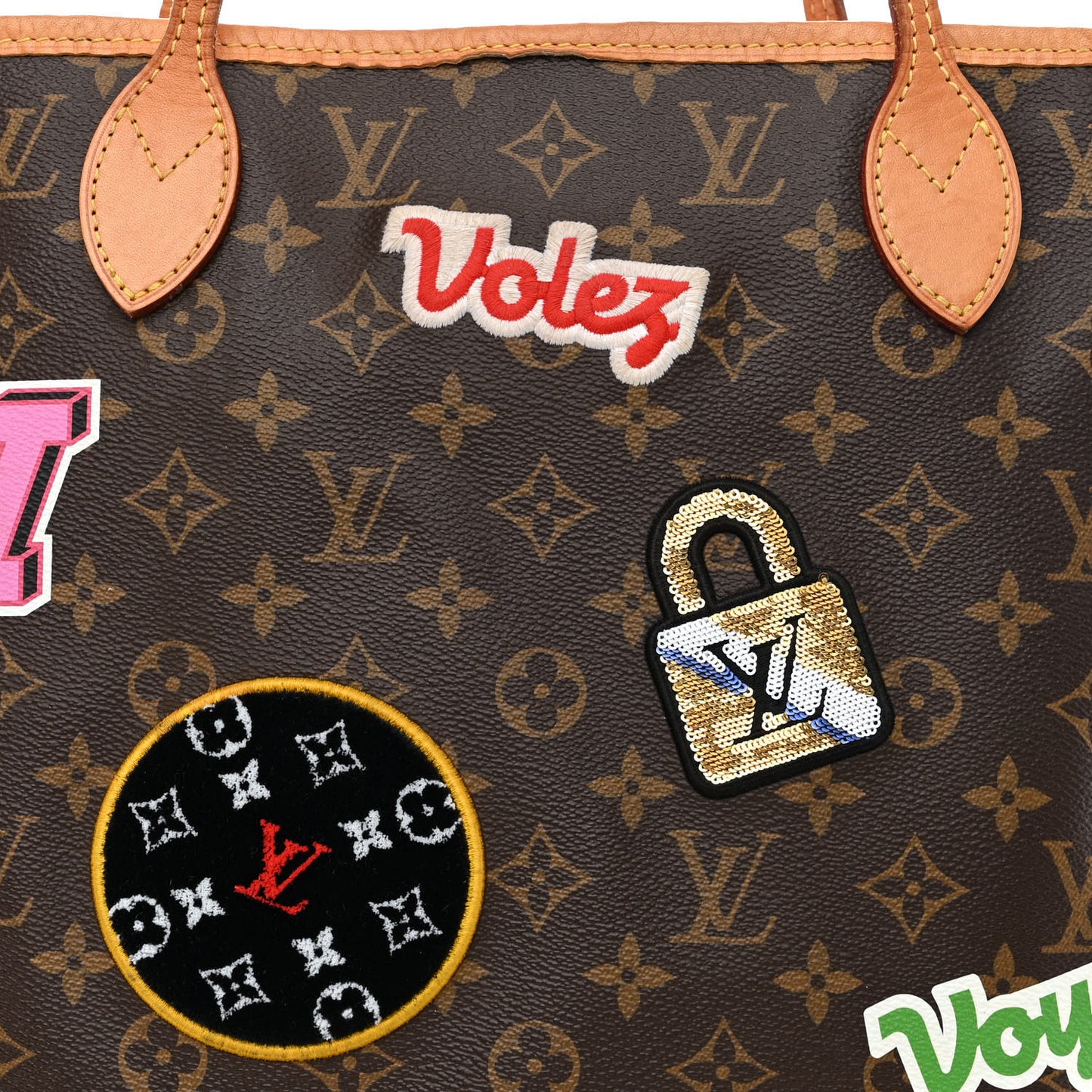 Monogram Travel Stickers Neverfull MM