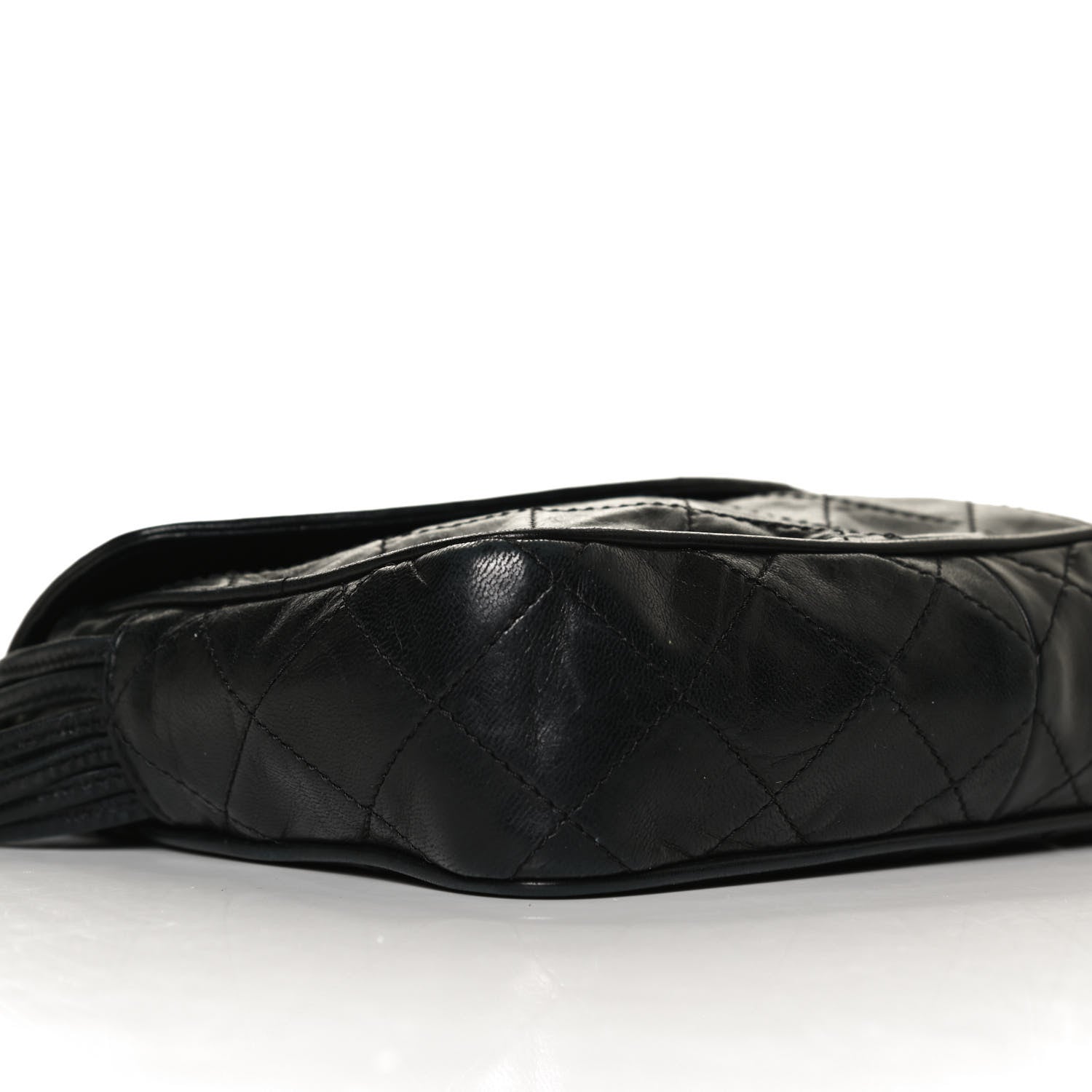 Chanel Lambskin Stitched Small Single Flap Black 9 of 13