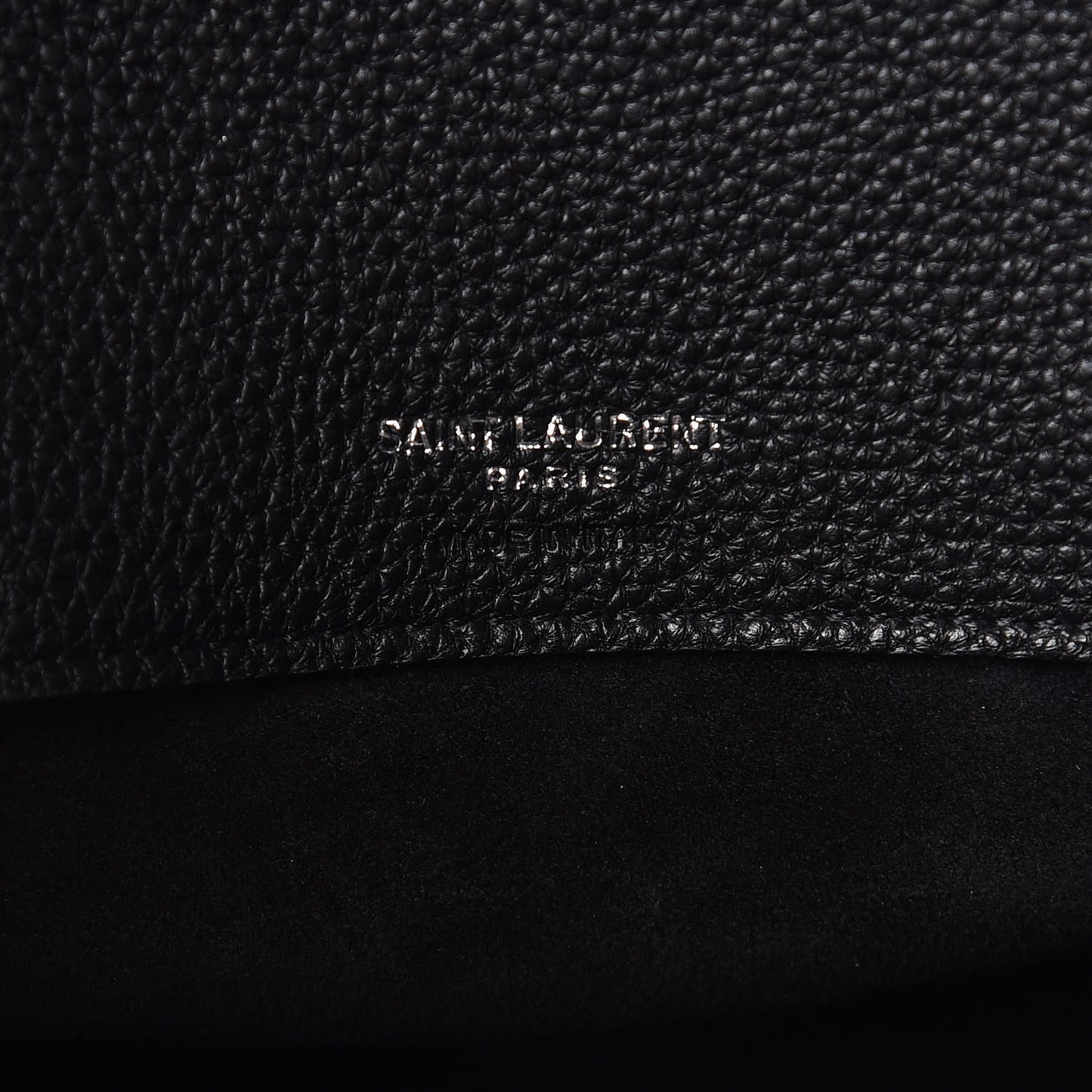 Grained Calfskin Small Supple Sac De Jour Black