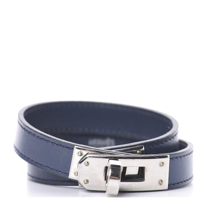 Hermes Box Kelly Double Tour Bracelet M Indigo 1 of 4