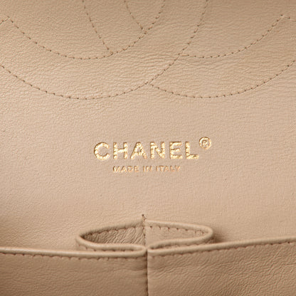 Chanel Caviar Quilted Jumbo Double Flap Beige Clair 9 of 11