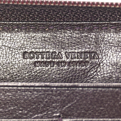 Bottega Veneta Nappa Intrecciato Zip Around Wallet Ebano 6 of 8