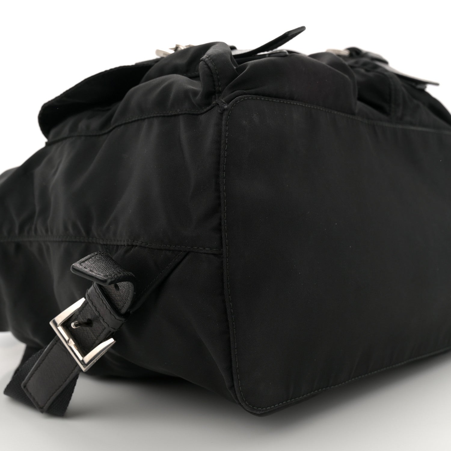 Prada Nylon Vela Medium Backpack Black 8 of 10