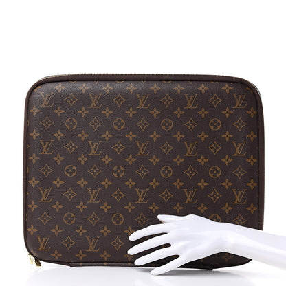 Louis Vuitton Monogram 15 Inch Laptop Sleeve 2 of 10