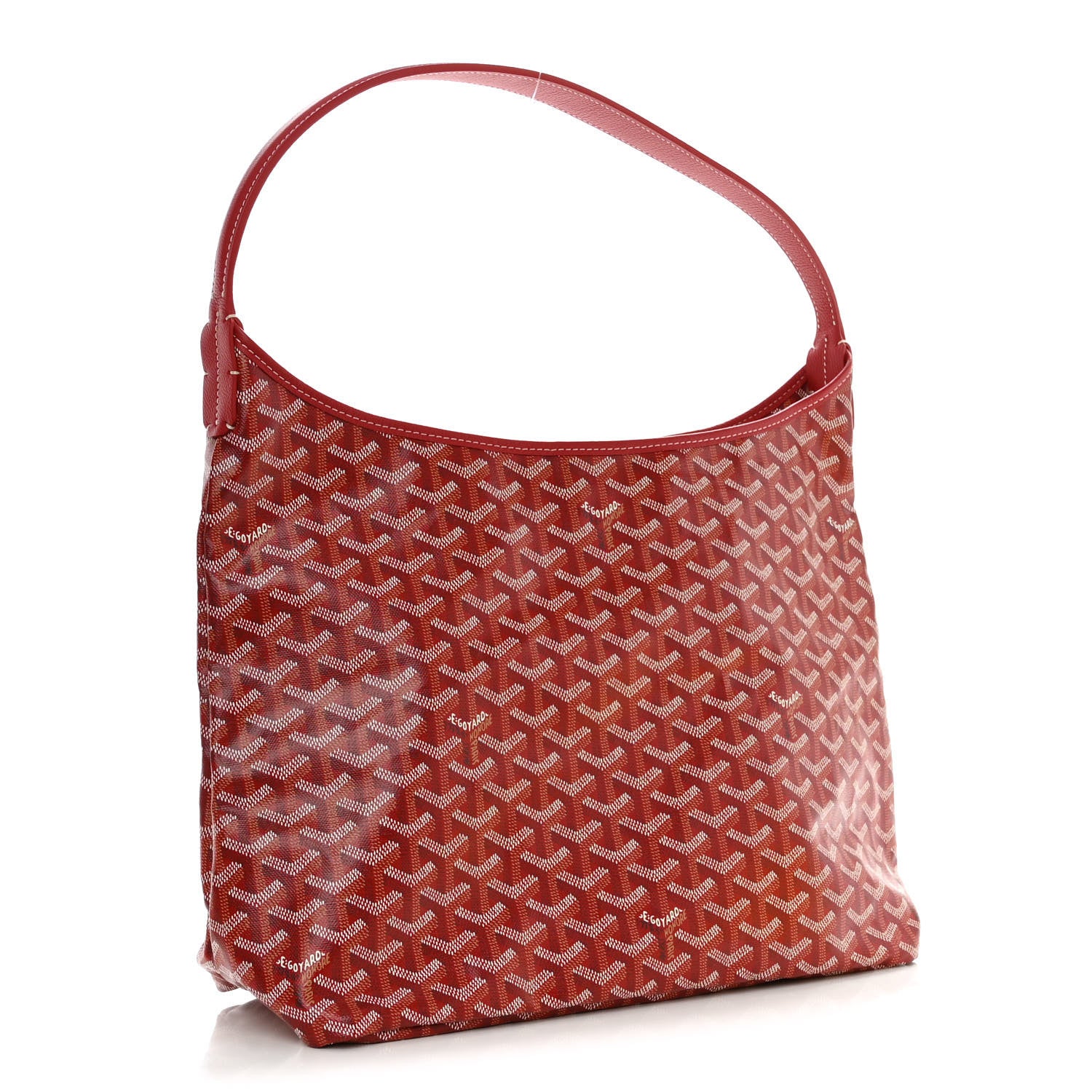 Goyard Goyardine Boheme Hobo Red 4 of 11