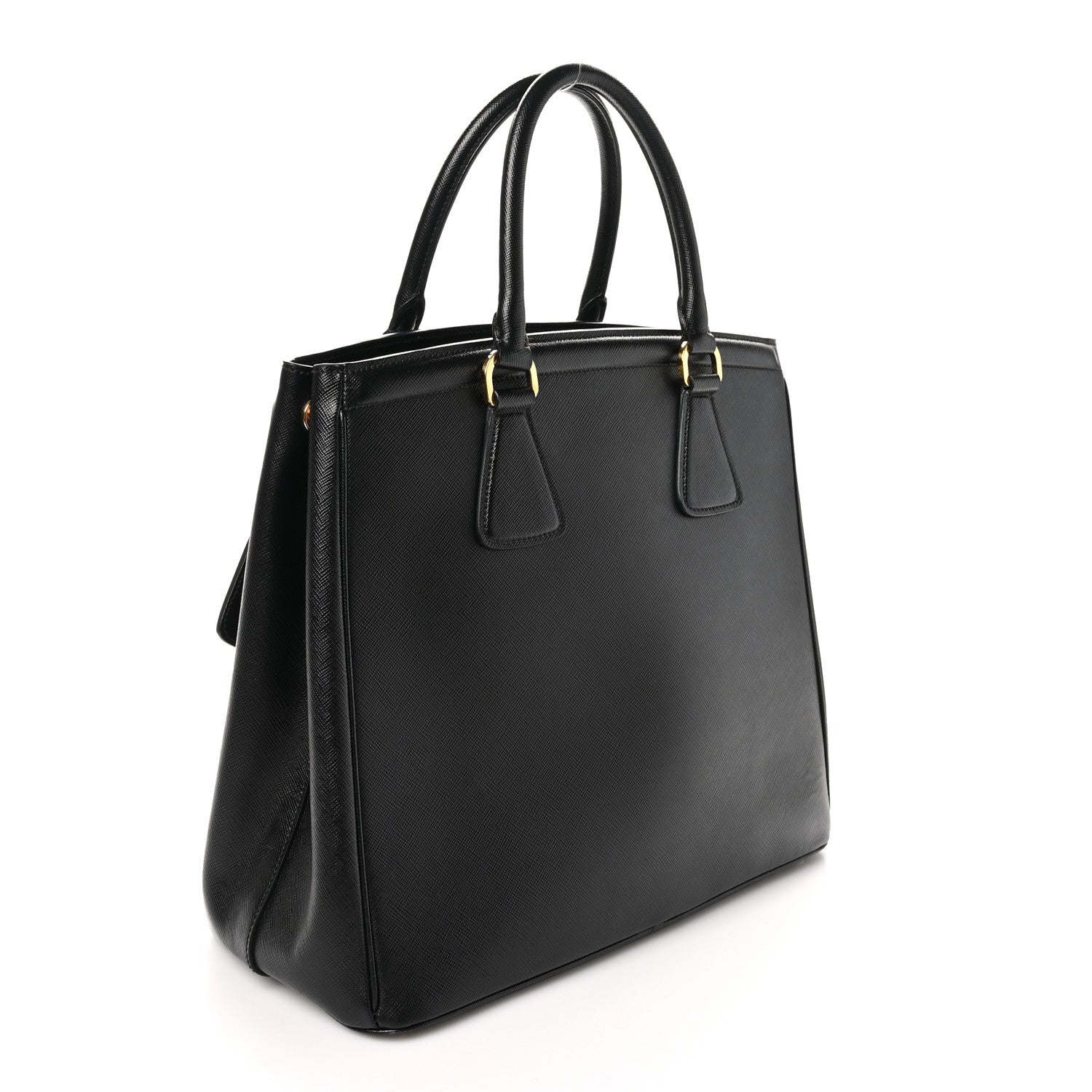 Prada Saffiano Lux Parabole Tote Black 3 of 9