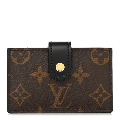 Louis Vuitton Monogram Gusset Card Holder Black 1 of 6