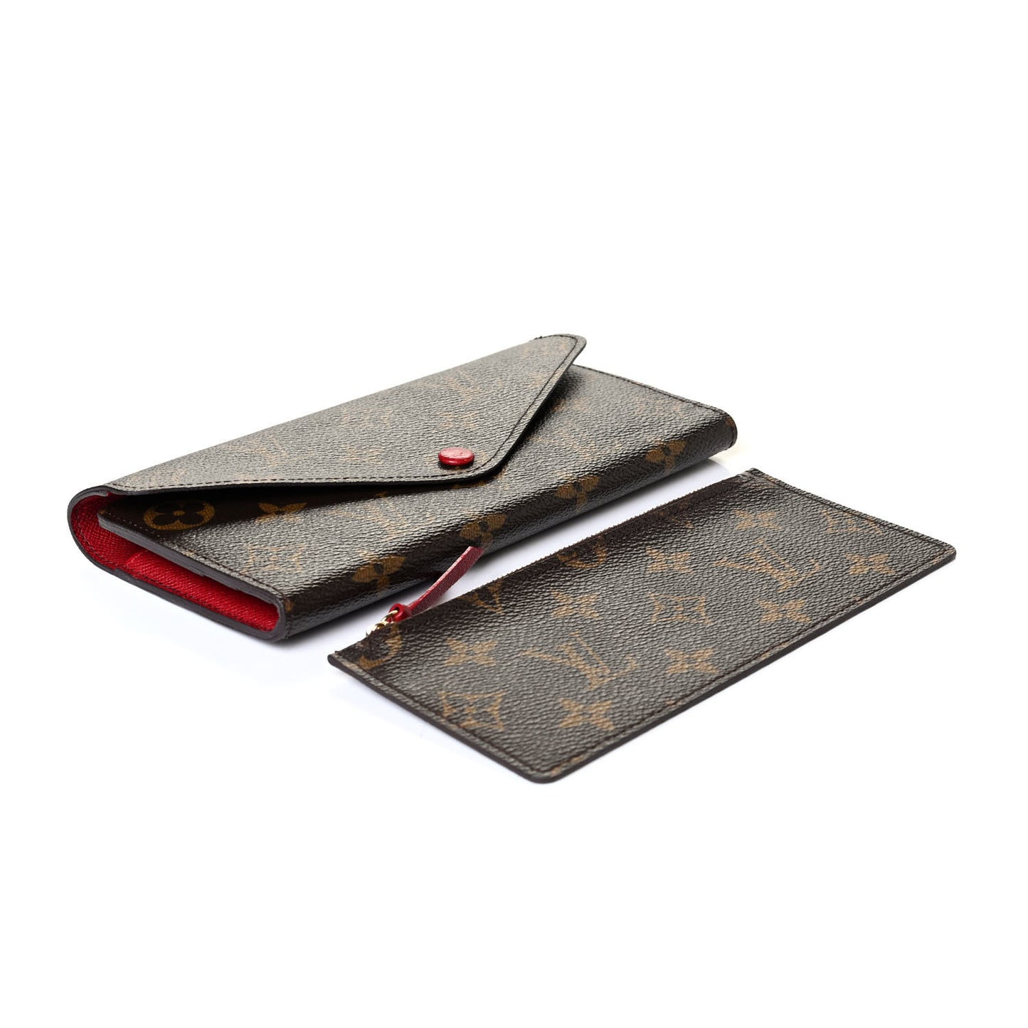 Monogram Josephine Wallet Red
